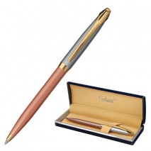 Ручка подарочная шариковая GALANT &quot;DECORO ROSE&quot;, корпус хром/розовый, детали золотистые, узел 0,7 мм