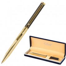 Ручка подарочная шариковая GALANT &quot;ALLUSION&quot;, корпус черный/золотой, детали золотистые, узел 0,7 мм,