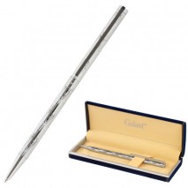 Ручка подарочная шариковая GALANT &quot;ASTRON SILVER&quot;, корпус серебристый, детали хром, узел 0,7 мм, син