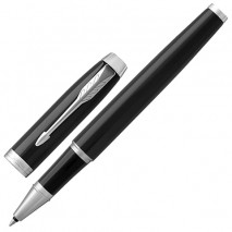 Ручка-роллер PARKER &quot;IM Core Black Lacquer CT&quot;, корпус черный глянцевый лак, хромированные детали, ч