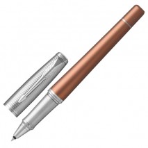 Ручка-роллер PARKER &quot;Urban Premium Orange CT&quot;, корпус светло-коричневый, хромированные детали, черна