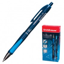 Ручка шариковая автоматическая ERICH KRAUSE &quot;Megapolis Concept&quot;, СИНЯЯ, корпус синий, узел 0,7 мм, л