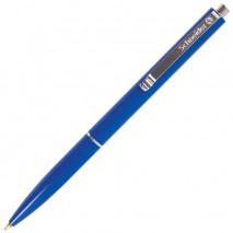 Ручка шариковая автоматическая SCHNEIDER (Германия) &quot;K15&quot;, СИНЯЯ, корпус синий, узел 1 мм, линия пис