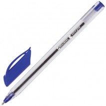 Ручка шариковая масляная BRAUBERG &quot;Extra Glide&quot;, СИНЯЯ, трехгранная, узел 1 мм, линия письма 0,5 мм,