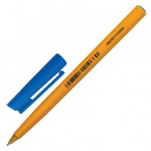 Ручка шариковая STAEDTLER (Германия) &quot;Stick&quot;, Синяя, корпус желтый, узел 0,8 мм, линия письма 0,25 м
