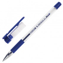 Ручка шариковая с грипом BRAUBERG &quot;X-Writer&quot;, СИНЯЯ, узел 0,7 мм, линия письма 0,35 мм, 142403