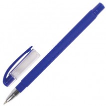 Ручка шариковая масляная BRAUBERG &quot;Matt&quot;, СИНЯЯ, корпус синий, узел 0,7 мм, линия письма 0,35 мм, 14