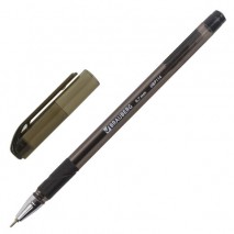 Ручка шариковая масляная с грипом BRAUBERG &quot;Max-Oil Tone&quot;, ЧЕРНАЯ, узел 0,7 мм, линия письма 0,35 мм