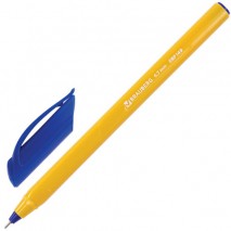 Ручка шариковая масляная BRAUBERG &quot;Extra Glide Orange&quot;, СИНЯЯ, трехгранная, узел 0,7 мм, линия письм