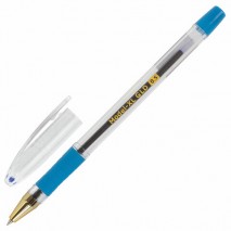 Ручка шариковая масляная с грипом BRAUBERG &quot;Model-XL GLD&quot;, СИНЯЯ, узел 0,5 мм, линия письма 0,25 мм,