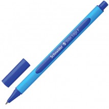 Ручка шариковая SCHNEIDER (Германия) &quot;Slider Edge F&quot;, СИНЯЯ, трехгранная, узел 0,8 мм, линия письма