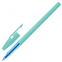 Ручка шариковая STABILO &quot;Liner Pastel&quot;, СИНЯЯ, корпус бирюзовый, узел 0,7 мм, линия письма 0,3 мм, 8