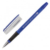 Ручка шариковая масляная с грипом BRAUBERG &quot;i-Rite GT Solid&quot;, СИНЯЯ, корпус синий, узел 0,7 мм, 1433