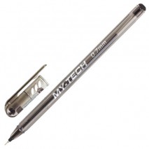 Ручка шариковая масляная PENSAN &quot;My-Tech&quot;, ЧЕРНАЯ, игольчатый узел 0,7 мм, линия письма 0,35 мм, 224