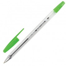 Ручка шариковая BRAUBERG &quot;M-500 CLASSIC&quot;, ЗЕЛЕНАЯ, корпус прозрачный, узел 0,7 мм, линия письма 0,35