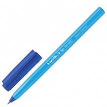 Ручка шариковая SCHNEIDER (Германия) &quot;Tops 505 F&quot; Light, СИНЯЯ, корпус голубой, узел 0,8 мм, 150523