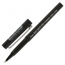 Ручка-роллер PENTEL (Япония) &quot;Document Pen&quot;, ЧЕРНАЯ, корпус черный, узел 0,5 мм, линия письма 0,25 м