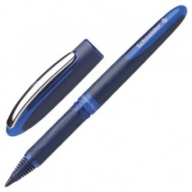 Ручка-роллер SCHNEIDER &quot;One Business&quot;, СИНЯЯ, корпус темно-синий, узел 0,8 мм, линия письма 0,6 мм,
