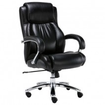 Кресло офисное BRABIX PREMIUM &quot;Status HD-003&quot;, нагрузка до 250 кг, рециклированная кожа, хром, черно