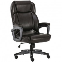 Кресло офисное BRABIX PREMIUM &quot;Favorite EX-577&quot;, пружинный блок, рециклир. кожа, коричневое, 531936