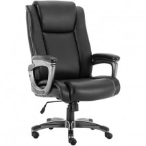 Кресло офисное BRABIX PREMIUM &quot;Solid HD-005&quot;, НАГРУЗКА до 180 кг, рециклированная кожа, черное, 5319