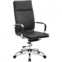 Кресло офисное BRABIX &quot;Cube EX-523&quot;, экокожа, хром, черное, 531946