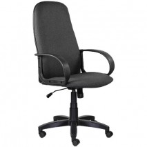 Кресло офисное BRABIX &quot;Praktik EX-279&quot;, ткань/кожзам, серое, 532018