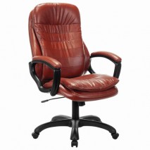 Кресло офисное BRABIX PREMIUM &quot;Omega EX-589&quot;, экокожа, коричневое, 532096