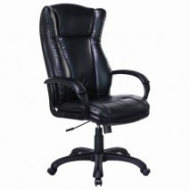 Кресло офисное BRABIX PREMIUM &quot;Boss EX-591&quot;, экокожа, черное, 532099