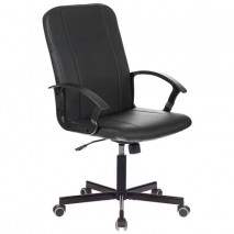 Кресло офисное BRABIX &quot;Simple EX-521&quot;, компактная упаковка, экокожа, черное, 532103