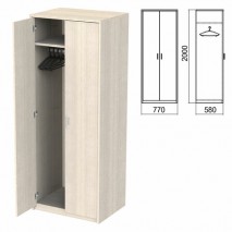 Шкаф для одежды &quot;Арго&quot;, 770х580х2000 мм, ясень шимо (КОМПЛЕКТ)