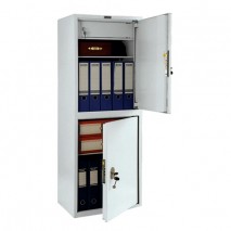 Шкаф металлический для документов AIKO &quot;SL-125/2Т&quot; светло-серый, 1252х460х340 мм, 31 кг