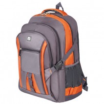 Рюкзак BRAUBERG &quot;SpeedWay 2&quot;, 25 л, размер 46х32х19 см, ткань, серо-оранжевый, 224448