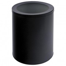 Корзина металлическая для мусора ТИТАН, 16 литров, цельная, черная, оцинкованная сталь, 416