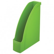 Лоток вертикальный для бумаг LEITZ &quot;Plus&quot;, ширина 78 мм, зеленый, 24760050