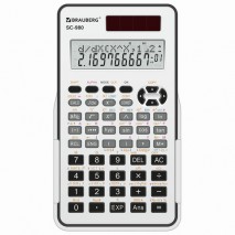 Калькулятор инженерный двухстрочный BRAUBERG SC-980 (151x85 мм), 401 функция, 10+2 разрядов, двойное