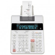 Калькулятор печатающий CASIO FR-2650RC (313х195 мм), 12 разрядов, питание от адаптера 250402, БЕЛЫЙ,