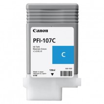 Картридж струйный CANON (PFI-107C) iPF680/685/780/785, голубой, оригинальный, ресурс 130 мл, 6706B00