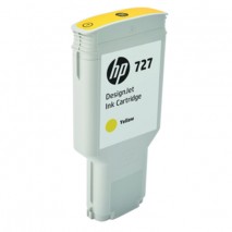 Картридж струйный для плоттера HP (F9J78A) DesignJet T1500/T920/T2500, №727, 300 мл, желтый, оригина