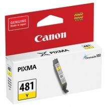 Картридж струйный CANON (CLI-481Y) для PIXMA TS704/TS6140, желтый, ресурс 257 страниц, оригинальный,