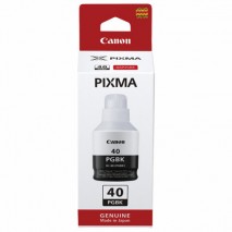 Чернила CANON (GI-40BK) для СНПЧ Pixma G5040/G6040/GM2040, черные, ресурс 6000 страниц, оригинальные