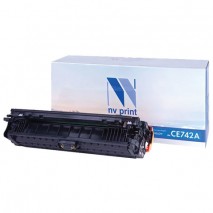 Картридж лазерный NV PRINT (NV-CE742A) для HP CP5220/CP5225/CP5225dn/CP5225n, желтый, ресурс 7300 ст
