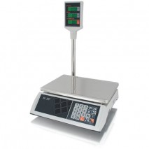 Весы торговые MERCURY M-ER 327P-15.2 LCD (0,05-15 кг), дискретность 2 г, платформа 325x230 мм, со ст