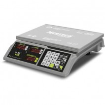 Весы торговые MERCURY M-ER 326-15.2 LED (0,05-15 кг), дискретность 2 г, платформа 325x230 мм, без ст