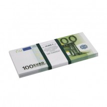 Деньги шуточные &quot;100 евро&quot;, упаковка с европодвесом, AD0000044