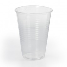 Одноразовые стаканы 200 мл, КОМПЛЕКТ 100 шт., пластиковые, &quot;БЮДЖЕТ&quot;, прозрачные, ПП, холодное/горяче