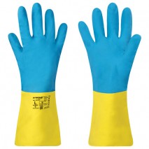 Перчатки неопреновые LAIMA EXPERT НЕОПРЕН, 95 г/пара, химически устойчивые, х/б напыление, L (большо