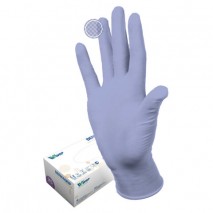 Перчатки нитриловые смотровые, КОМПЛЕКТ 90 пар (180 шт.), повышенная чувствительность, XL, DERMAGRIP