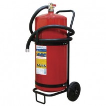 Огнетушитель порошковый ОП-50, передвижной, АВСЕ (твердый, жидкий, газообразные вещества, электро ус