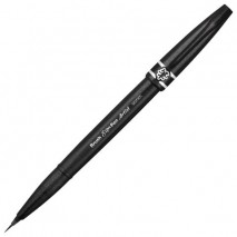 Ручка-кисть PENTEL (Япония) &quot;Brush Sign Pen Artist&quot;, линия письма 0,5-5 мм, черная, SESF30C-A